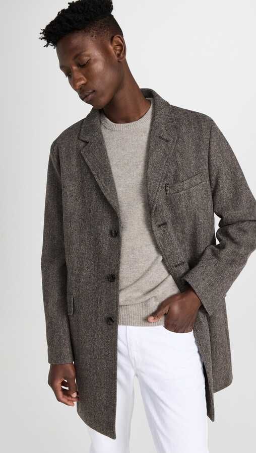 Barbour, Palton din lână Hendon, Gri, M