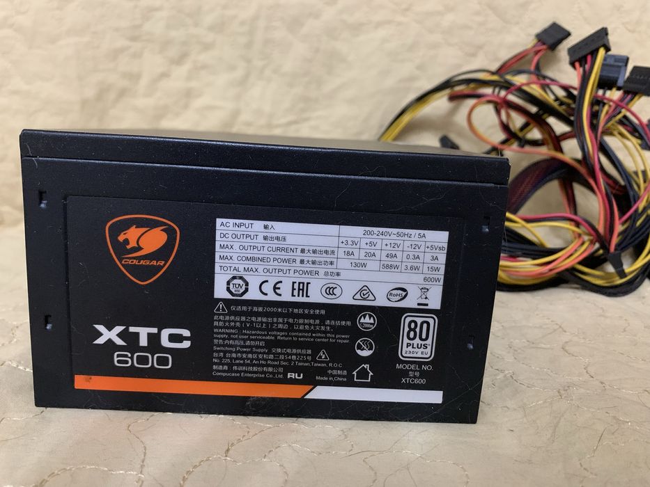 Блок питания Cougar XTC 600