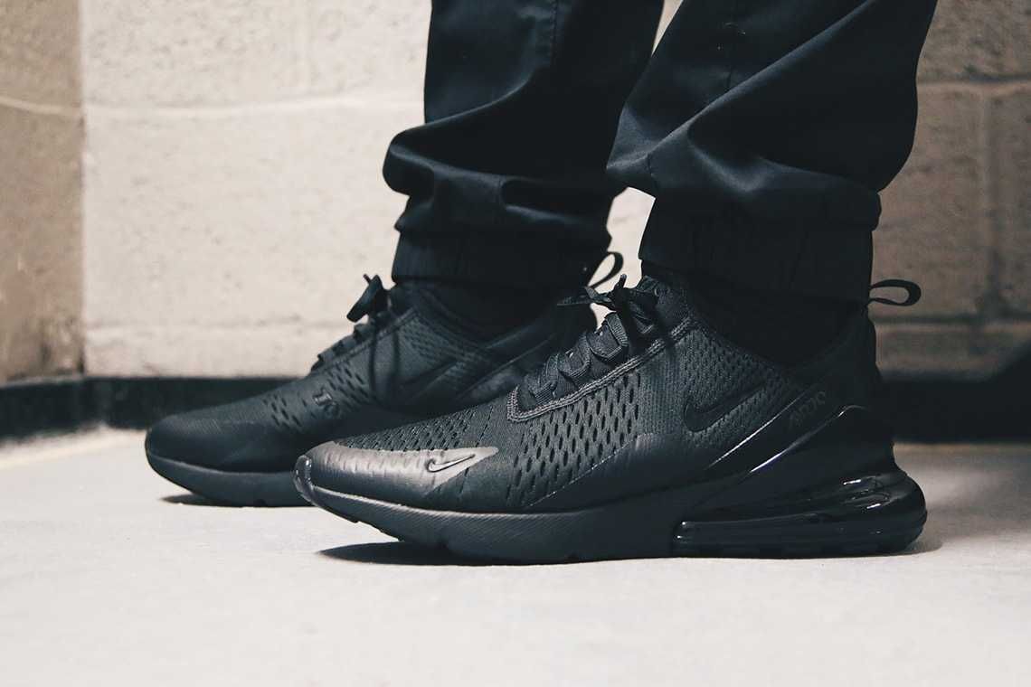 Nike Air Max 270 All Black Full Men Sneakers