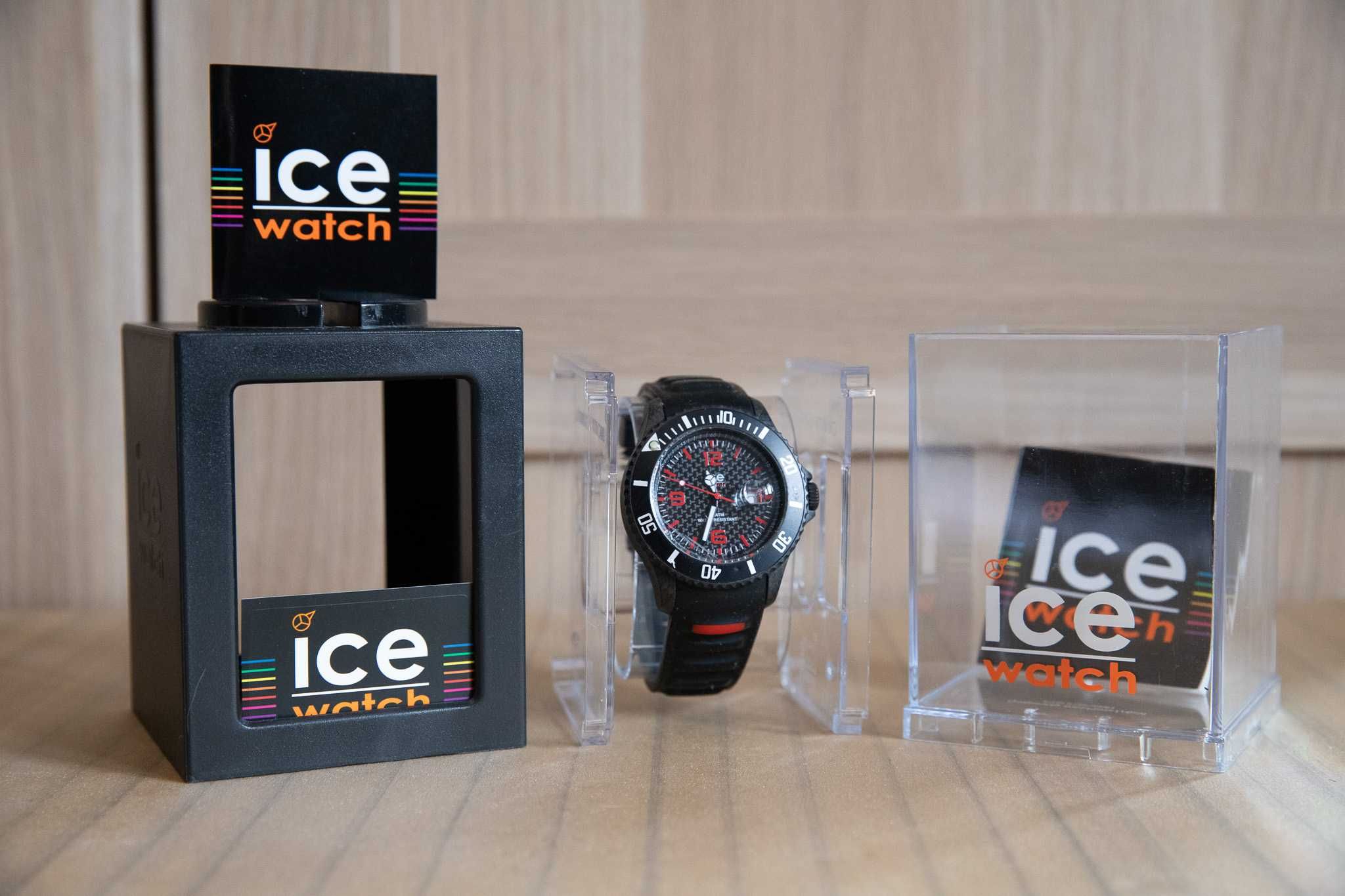 Ceas barbatesc ICE Watch negru, second hand, seria 001312