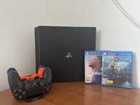 Playstation 4 Pro 1TB с 2 контролери + 2 игри и станция