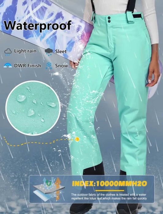 Новые горнолыжные брюки женские, размер М