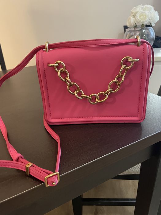 Розова чанта Зара