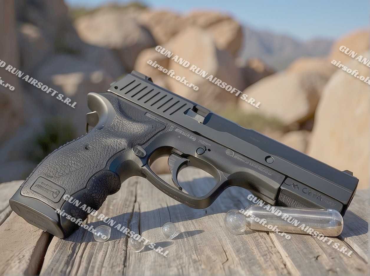 Pistol [25 JOULI] Pentru Daunatoare! - Cu Bile De Cauciuc Co2 Airsoft