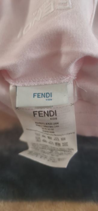 Оригинален FENDI Kids комплект – 2 в 1 дизайн, като нов, само 180 лв!