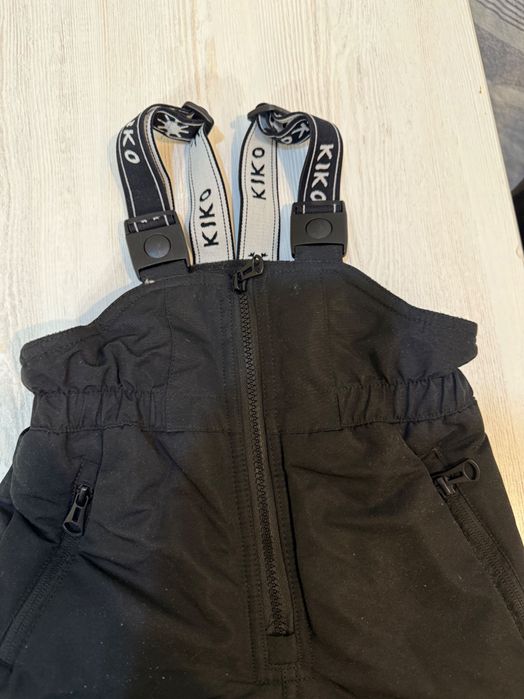 лыжный теплый комбинезон детский 92см ростовка, черный