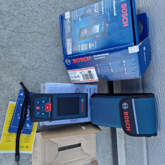 Bosch GLM 100-25 C Telemetru digital cu laser, raza lucru 100 m NOU