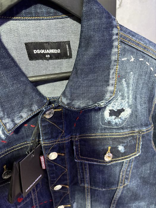 Geaca denim Dsquared2 model NOU