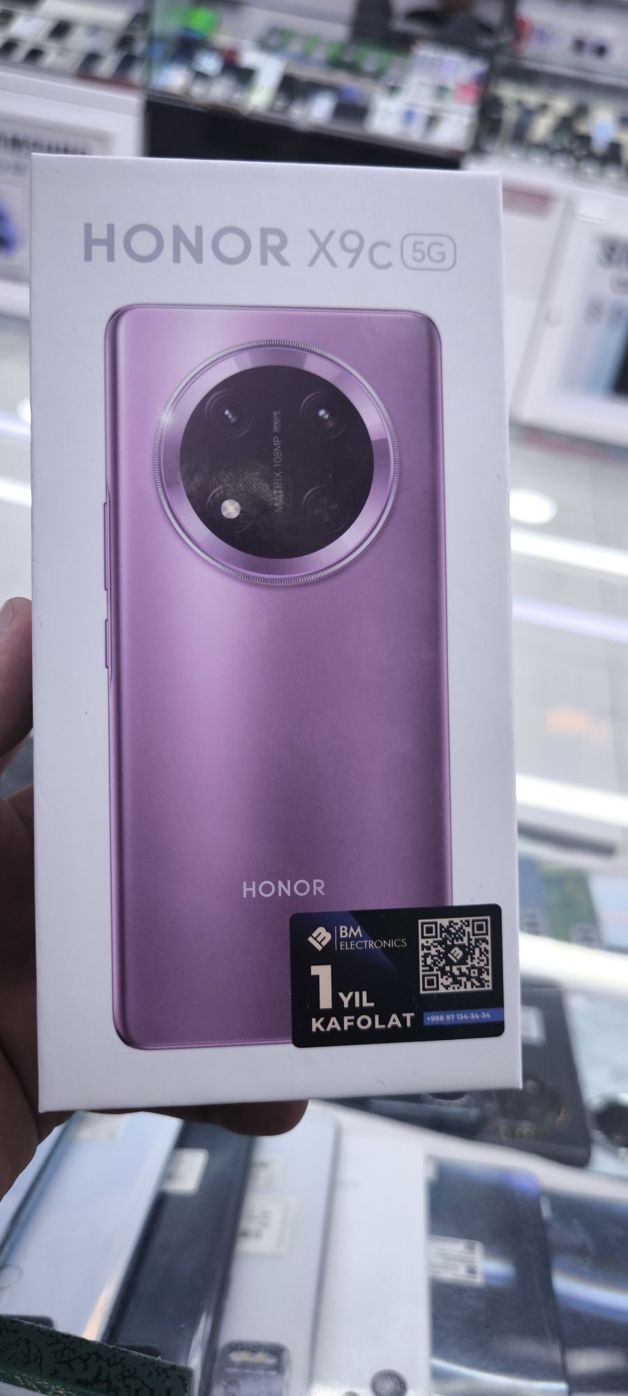 Xonor X9c 8/256 qora yangi