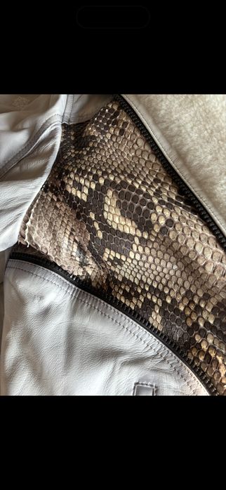 Луксозем мъжки кожух от питон