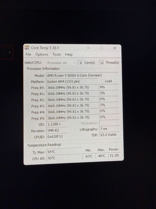 Vand calculator Gaming r5 5600x rtx 3060OC 12 GB