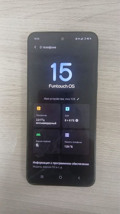 Продам телефон Vivo Y28