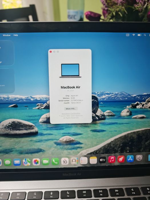 Macbook Air M1 95 batery health impecabil