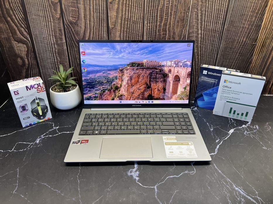 Ноутбук бизнес класса ASUS ZenBook 15 | Ryzen 5-7535U | 16GB | 512GB