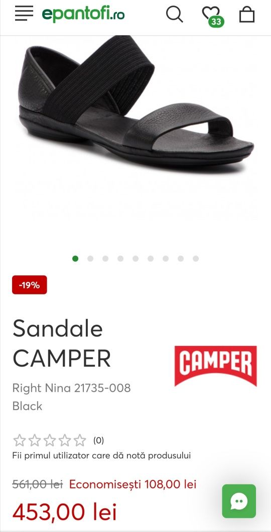 Sandale Camper nr 39