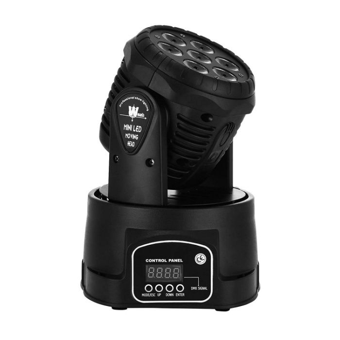 Moving Head 7x12w RGBW efecte lumini disco