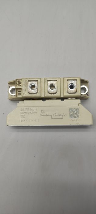 Semikron SKKH 27/12 E — диодно-тиристорный силовой модуль (БУ)