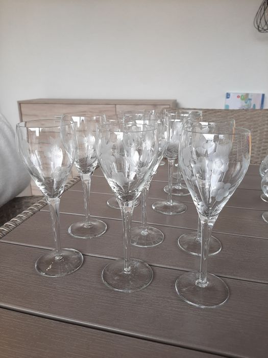 Pahare Gravate Vintage Romanesti