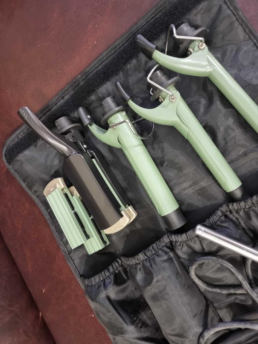 Преса за коса с много приставки