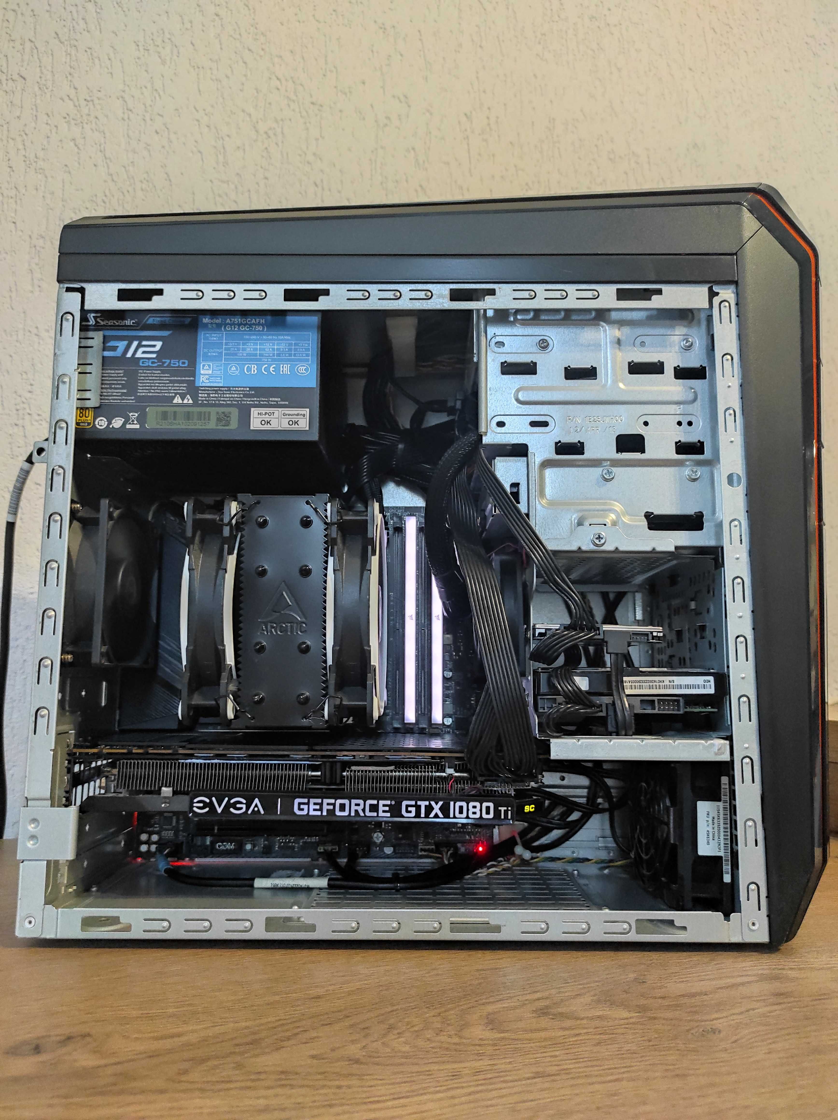 Геймърски компютър I5-11400f/GTX 1080Ti/16gb/1TB SSD + подарък монитор