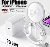 Iphone 13/14/15/16 PRO MAX Incarcator Fast Rapid 20W Cablu Magnet 15W