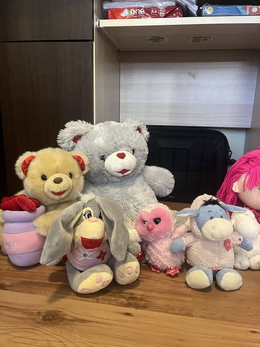 Лот от 14 бр плюшени играчки