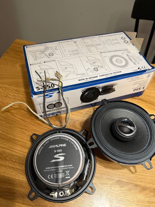 Set difuzoare auto Alpine S-Series S-S50 – noi, nefolosite