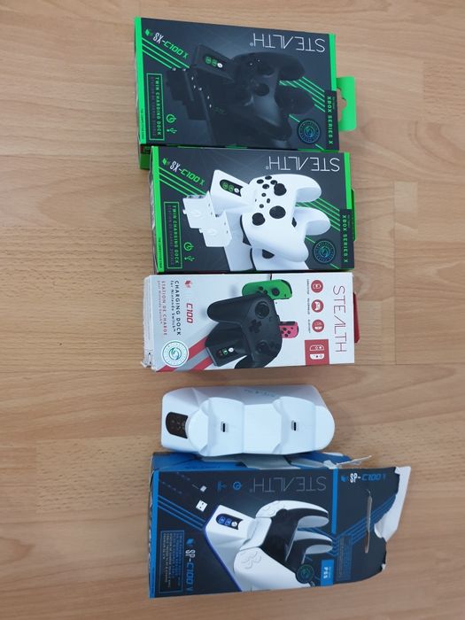 dock-uri de încărcare controllere PS5/Xbox/Nintendo