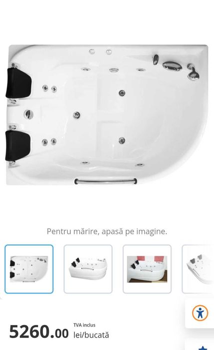 Cada hidromasaj 2 persoane