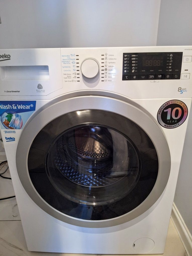 BEKO пералня + сушилня  HTV 8733 XS0