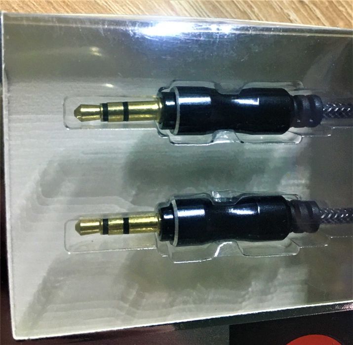 cablu jack 3.5mm lemontti Audio Negru 1m