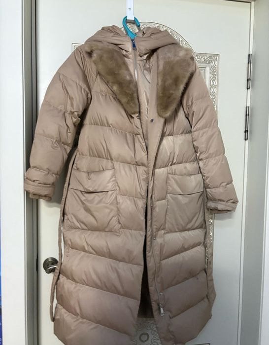 Норка куртка бежевый