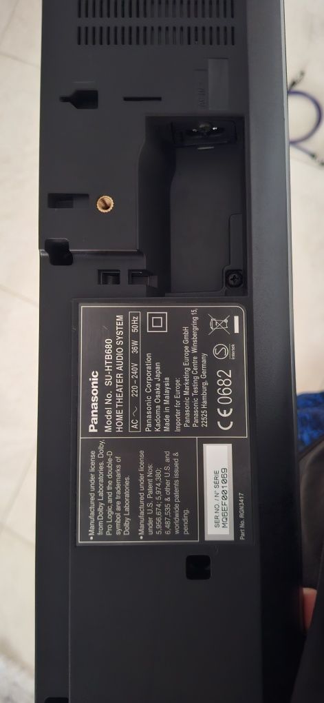 Soundbar Panasonic SC-HTB680 350W