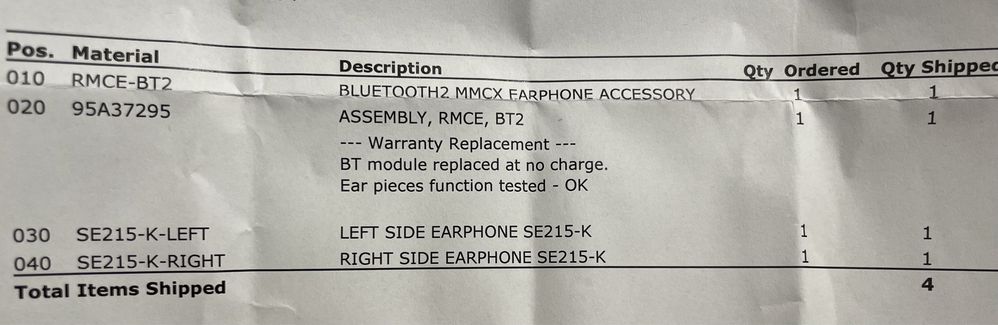 Căști Shure SE215 cu receptor bluetooth