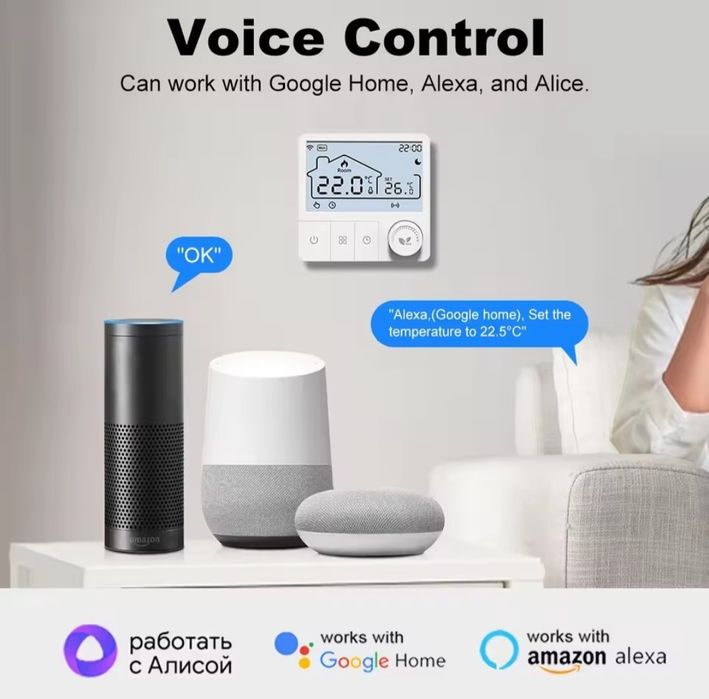 Nou Sigilat Termostat Ambient WiFi Smart Fara Fir