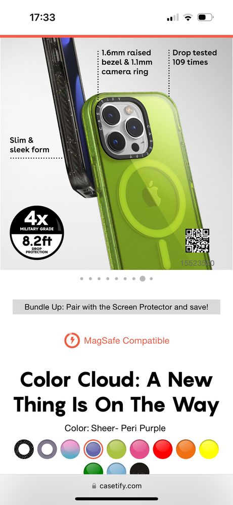 Кейс casetify за iphone 14 pro max.
