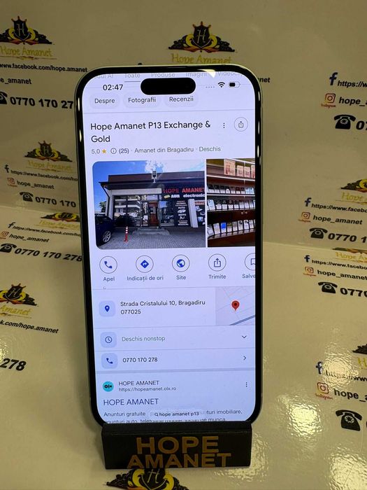 Hope Amanet P13 IPHONE 15/98% BATERIE