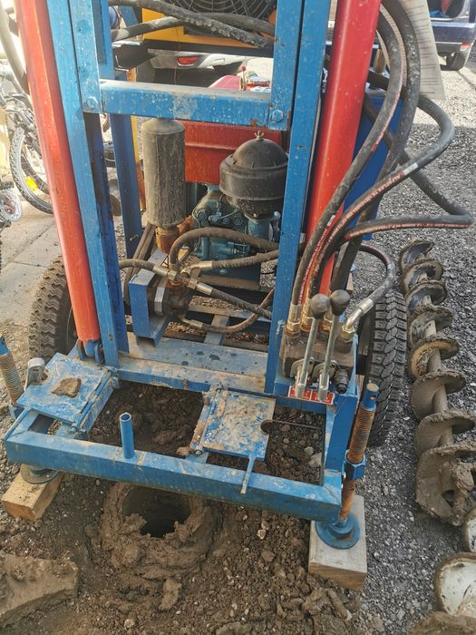 Mașina utilaj foraj puțuri apa și pompe căldură