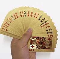Промоция златни карти за игра 24к за покер