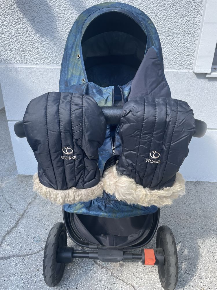 Бебешка количка Stokke с всички ексесоари към нея