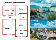Apartament 3 camere decomandat cu vedere superbă