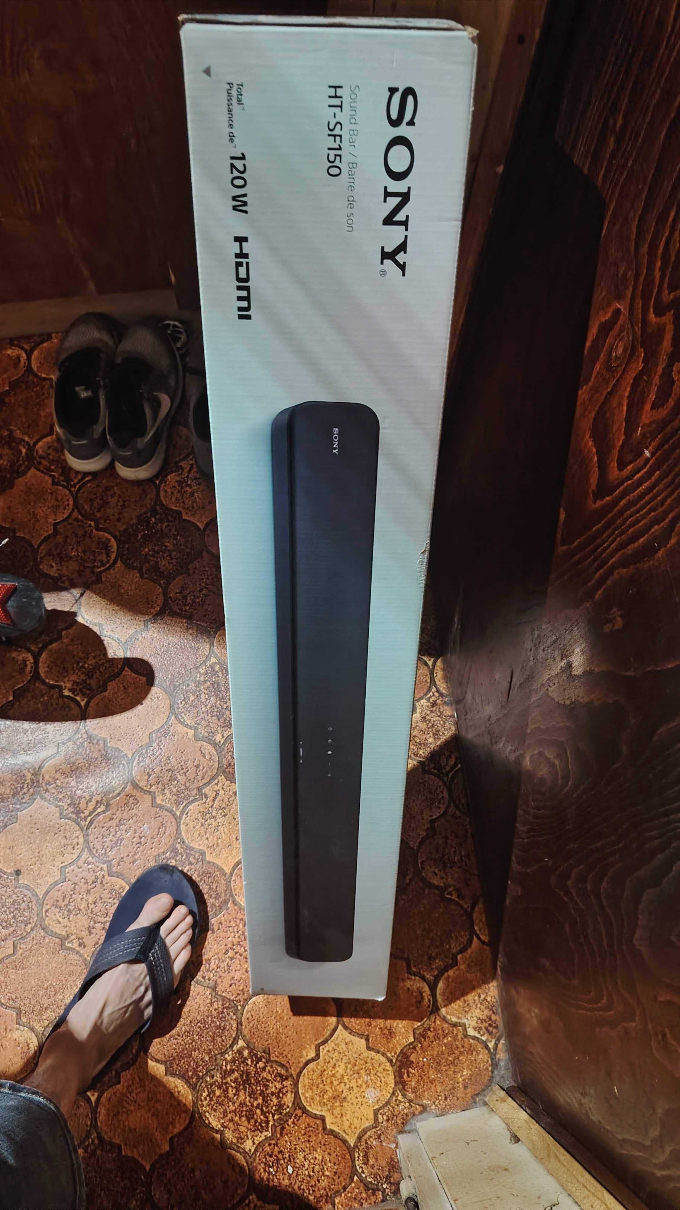 Sony HT-SF150, 2 канала, Говорители Bass Reflex, 120 W, Bluetooth