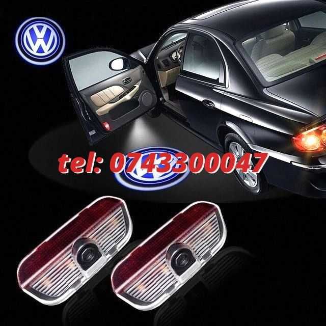 Proiectoare Logo Vw Portiera  Led Laser emblema sigla Holograma