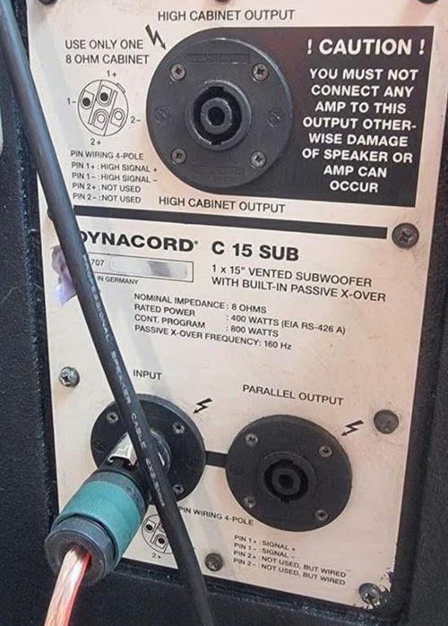 DYNACORD Комплект колони