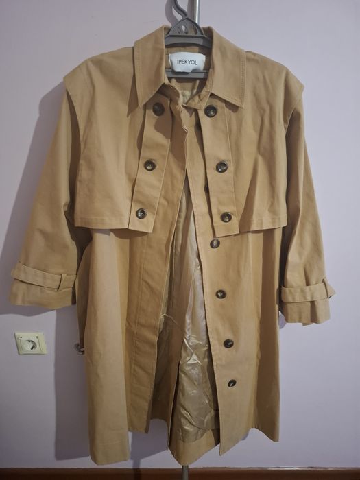 Плащ утепленный размер 52-54