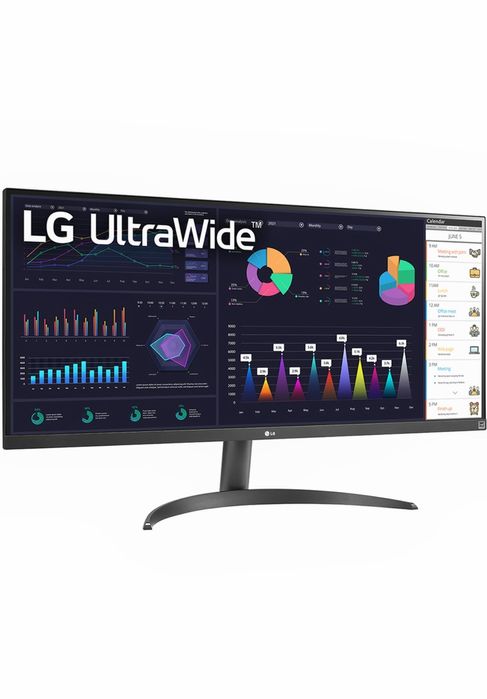 Monitor LED IPS LG 34WQ500-B, 34" UltraWide, Full HD, 100Hz, AMD Frees