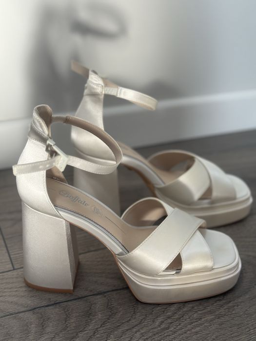 Sandale Bronx piele- mireasa