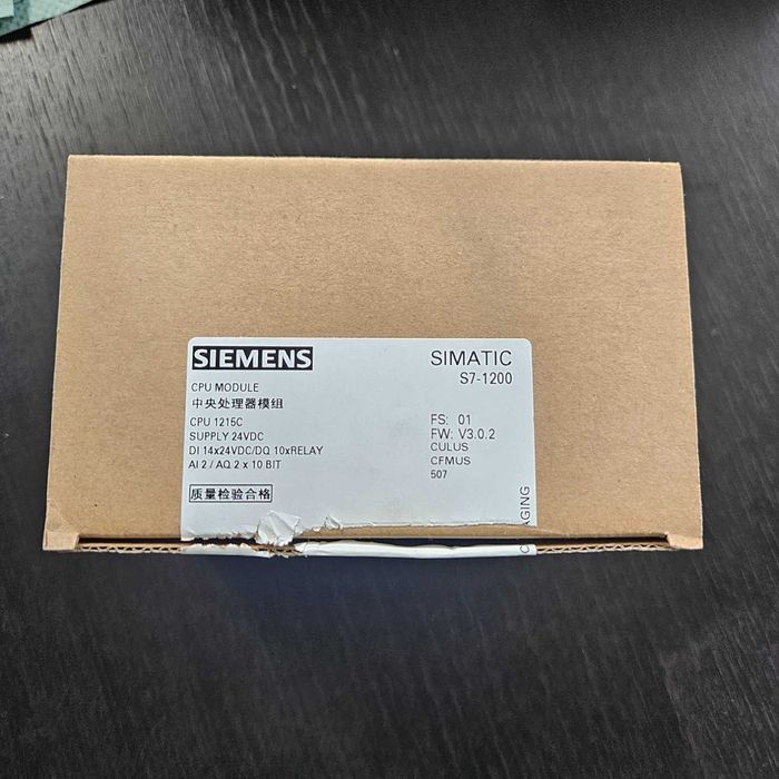 SIMATIC S7-1200,CPU 1215C 6ES7215-1HG31-0XB0