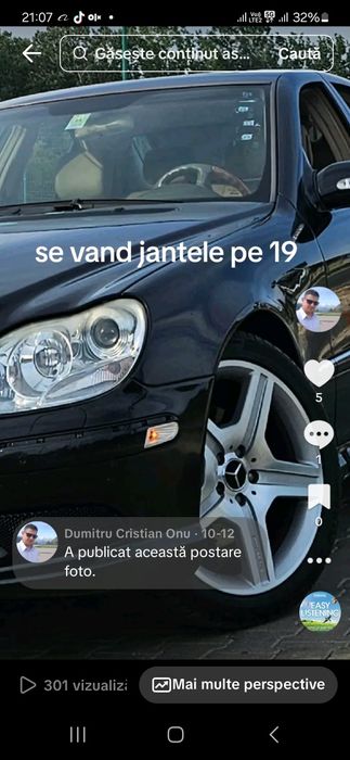 Vând jante originale mercedes Germania AMG pe 19