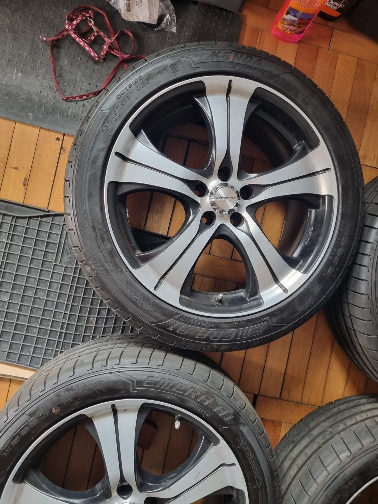 4 cauciucuri de vara 245 45 19 cu jante de aliaj de Audi A Asau Q 5